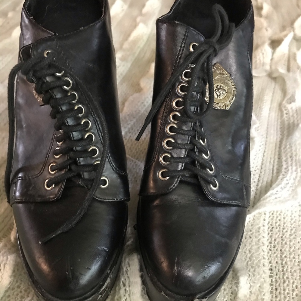Costume police shoes